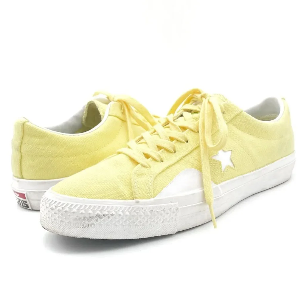 Converse X Chocolate One Star Pro Low Top Yellow Kenny Sneaker Men’s Size 10 - Picture 16 of 16